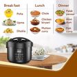 AGARO Regal 3 Litre Electric Rice Cooker with Overheat Protection (Black)_4