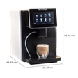 WONDERCHEF Regalia 600 Watt 6 Cups Automatic Espresso, Cappuccino, Flat White, Americano, Long Black, Lungo, Latte Macchiato & Macchiato Coffee Maker with Thermoblock Technology (Black)_2