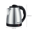 Pigeon 1300 Watt 1.5 Litre Electric Kettle with Auto Shut Off (Silver)_2