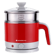 WONDERCHEF Luxe 1000 Watt 1.2 Litre Multi Cook Electric Kettle with Cordless Power Base (Red)_1