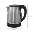 Sunflame 1500 Watt 1.8 Litre Electric Kettle with Boil Dry Protection (White)_2
