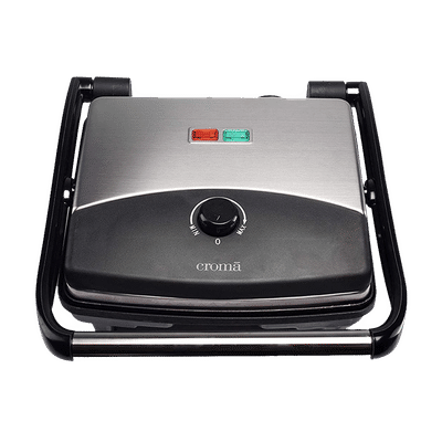 Buy BLACK+DECKER TS2090 750W 2 Slice 3-in-1 Sandwich Maker with Cool Touch  Exterior (Grey) Online – Croma