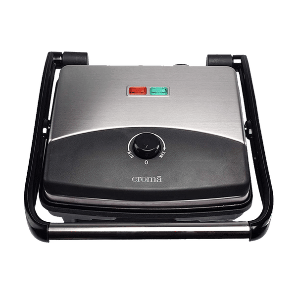 Croma 1500W 4 Slice 3-in-1 Sandwich Maker with Automatic Operation (Black)_1