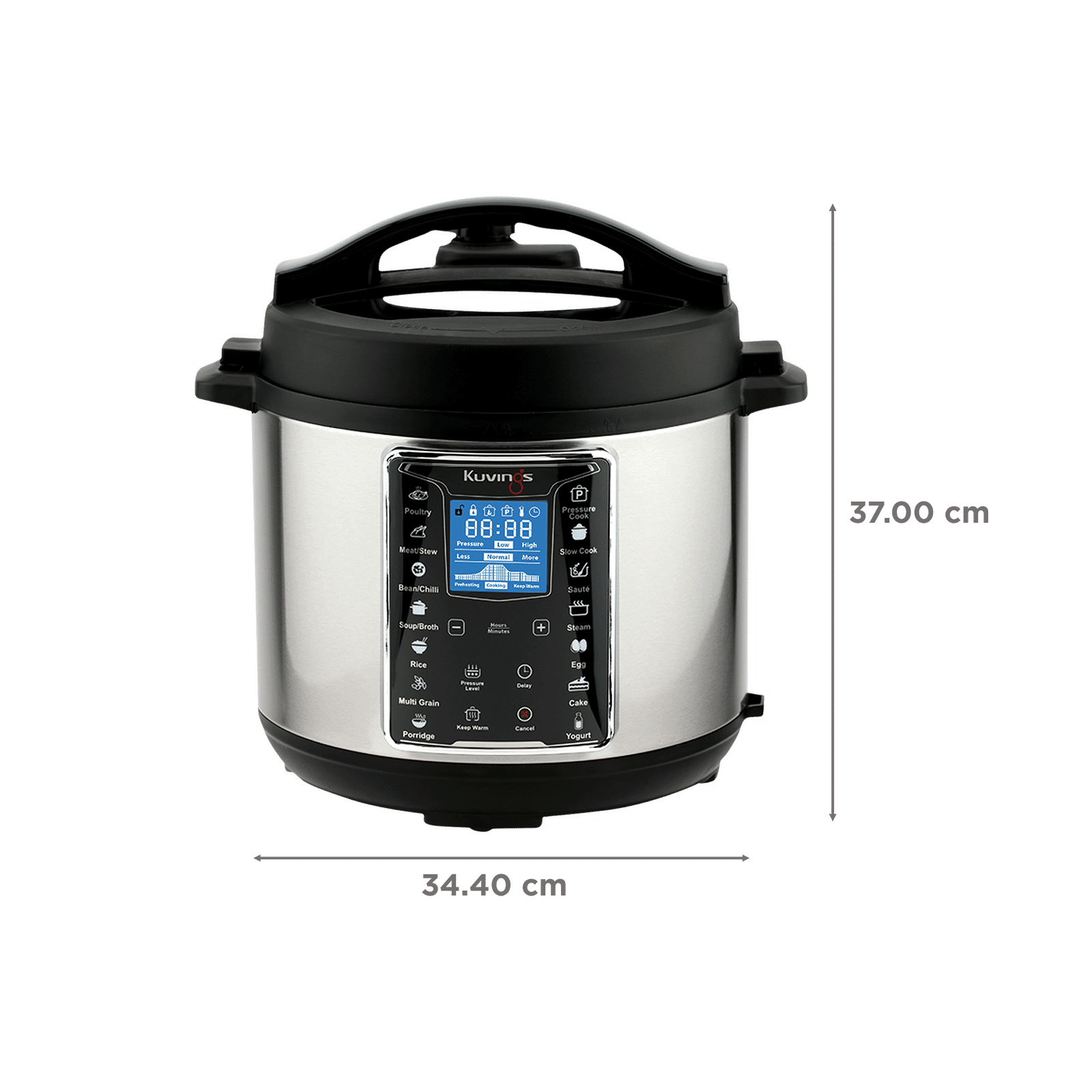 Buy Kuvings 6 Litre Electric Multi Pot Cooker with Touch Panel with LCD ...