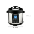 Kuvings 6 Litre Electric Multi Pot Cooker with Touch Panel with LCD Screen (Silver)_2
