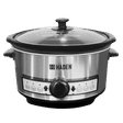 HADEN 3.5 Litre Electric Slow Cooker with Power Light Indicator (Silver)_1