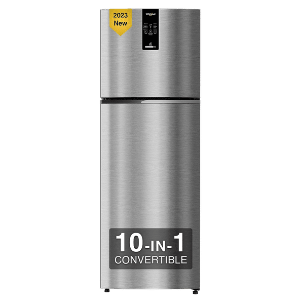 Whirlpool Intellifresh Pro 278 231 Litres 2 Star Frost Free Double Door Convertible Refrigerator with 6th Sense Technology (Grey)_1