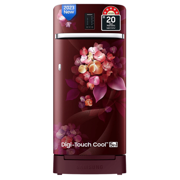 SAMSUNG 189 Litres 5 Star Direct Cool Single Door Refrigerator with Digi-Touch Cool (RR21C2F25HT/HL, Hydrangea Plum)_1
