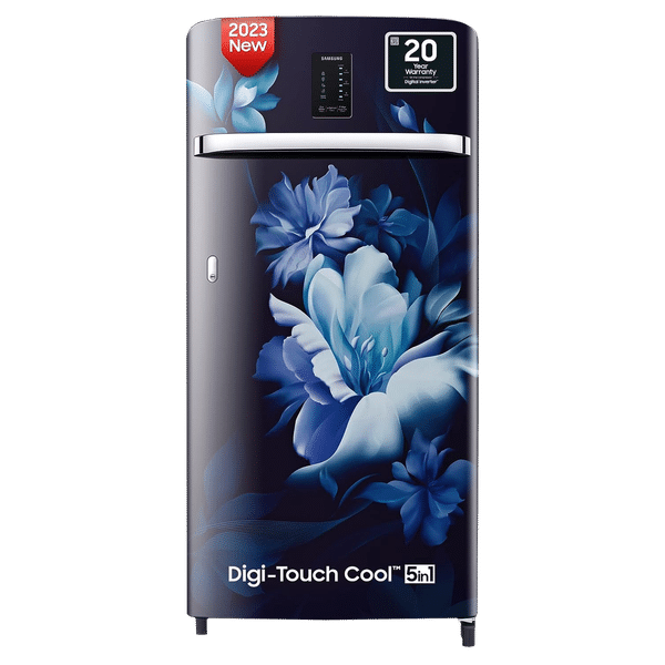 SAMSUNG 189 Litres 4 Star Direct Cool Single Door Refrigerator (RR21C2E24UZ/HL, Midnight Blossom Blue)_1