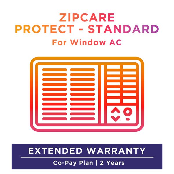 ZipCare Protect Standard 2 Years for Window AC (Rs. 22000 - Rs. 30000)_1