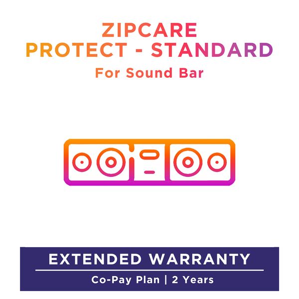 ZipCare Protect Standard 2 Years for Sound Bar (Rs. 40000 - Rs. 50000)_1