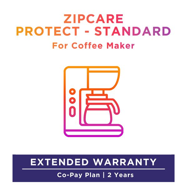 ZipCare Protect Standard 2 Years for Coffee Maker (Rs. 1000 - Rs. 2000)_1
