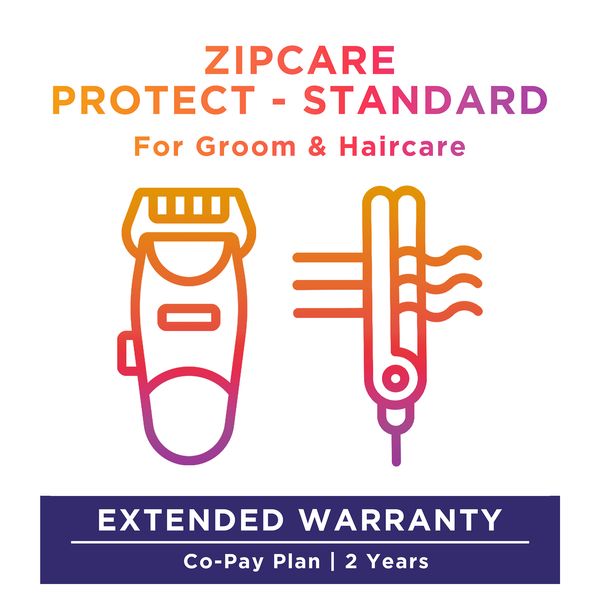 ZipCare Protect Standard 2 Years for Groom & Haircare (Rs. 0 - Rs. 2500)_1