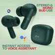 pTron Bassbuds Air TWS Earbuds with Passive Noise Cancellation (IPX4 Water Resistant, Touch Control, Green)_3