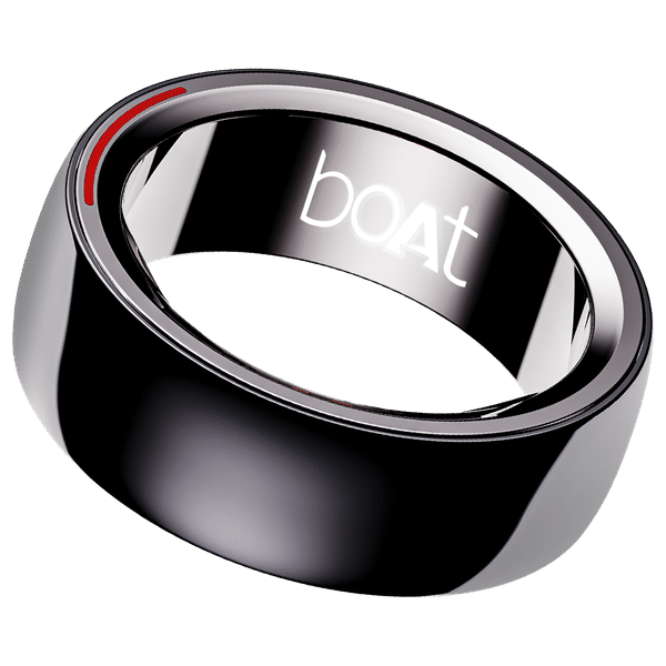 boAt Gen 1 S7 Smart Ring with Activity Tracker (5ATM Water Resistant, Charcoal Black)_1
