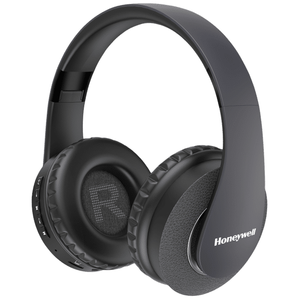 Honeywell Suono P20 Bluetooth Headphone with Mic (Google Assistant Enabled, Over Ear, Cool Grey)_1