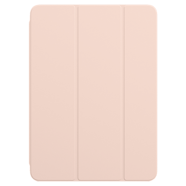 Apple Polyurethan Smart Folio Cover for Apple iPad Pro 12.9 Inch (3rd & 4th Gen) (Front & Back Protection, Pink Sand)_1