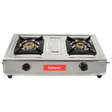 Fabiano FAB2BRSMSMART 2 Burner Manual Gas Stove (Stainless Steel Drip Tray, Silver)_1