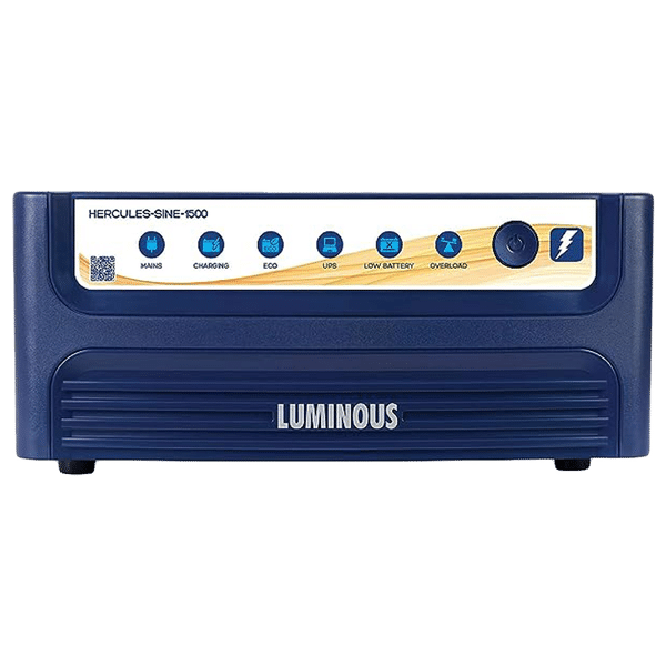 LUMINOUS 7.7 Amps Inverter (Eco Mode, Hercules Sine 1500, Blue)_1