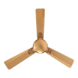 Crompton Aura 2 120cm Sweep 3 Blade Ceiling Fan (With Copper Motor, CFPRAU2LT48BKZAD1S, Golden)_1