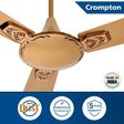 Crompton Aura 2 120cm Sweep 3 Blade Ceiling Fan (With Copper Motor, CFPRAU2LT48BKZAD1S, Golden)_2