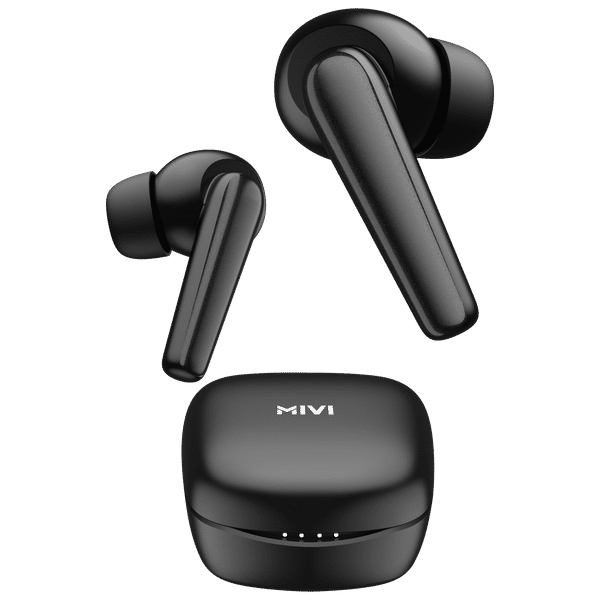 Mivi Duopods N5 TWS Earbuds with AI Noise Cancellation (13mm Driver, Black)_1