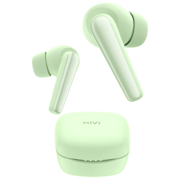 Mivi Duopods N5 TWS Earbuds with AI Noise Cancellation (13mm Driver, Lush Green)_1