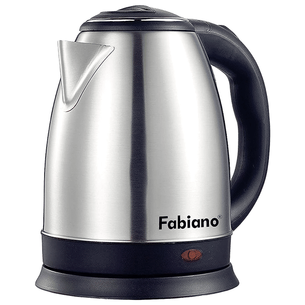 Fabiano FAB-E18 1500 Watt 1.8 Litre Electric Kettle with Boil-Dry Protection (Silver)_1