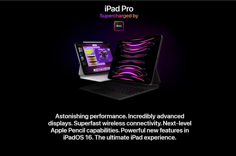Apple iPad Pro 12.9-inch (6th Generation): with M2 chip, Liquid Retina XDR  Display, 512GB, Wi-Fi 6E + 5G Cellular, 12MP front/12MP and 10MP Back