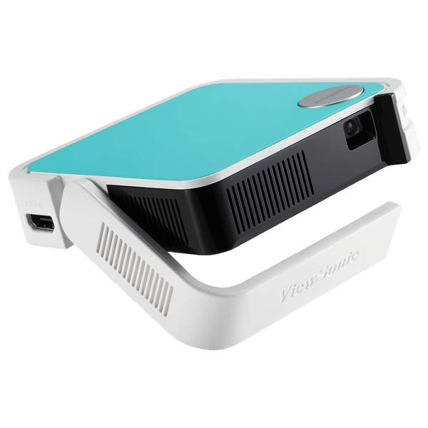 ViewSonic M1 Mini Plus WVGA LED Projector (120 Lumens, HDMI, USB, WiFi and Bluetooth, JBL Speaker, White)_1