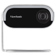 ViewSonic M1 Pro HD LED Projector (600 Lumens, HDMI, USB, WiFi, Bluetooth, Harman Kardon Speakers, Silver)_1