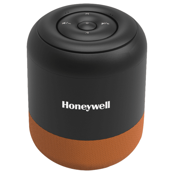 Honeywell Moxie V200 5W Portable Bluetooth Speaker (IPX4 Water Resistant, Stereo Sound, 2.1 Channel, Orange)_1