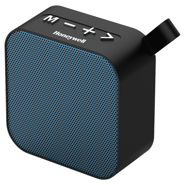 Honeywell Moxie V100 3W Portable Bluetooth Speaker (IPX4 Water Resistant, Stereo Sound, 2.1 Channel, Blue)_1