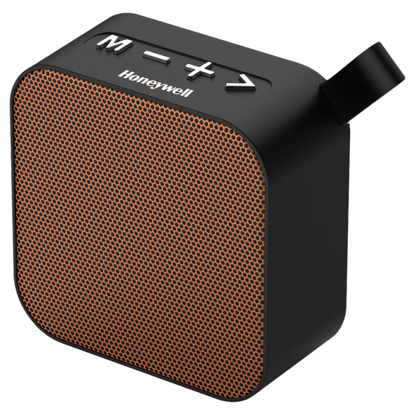 Honeywell Moxie V100 3W Portable Bluetooth Speaker (IPX4 Water Resistant, Stereo Sound, 2.1 Channel, Orange)_1