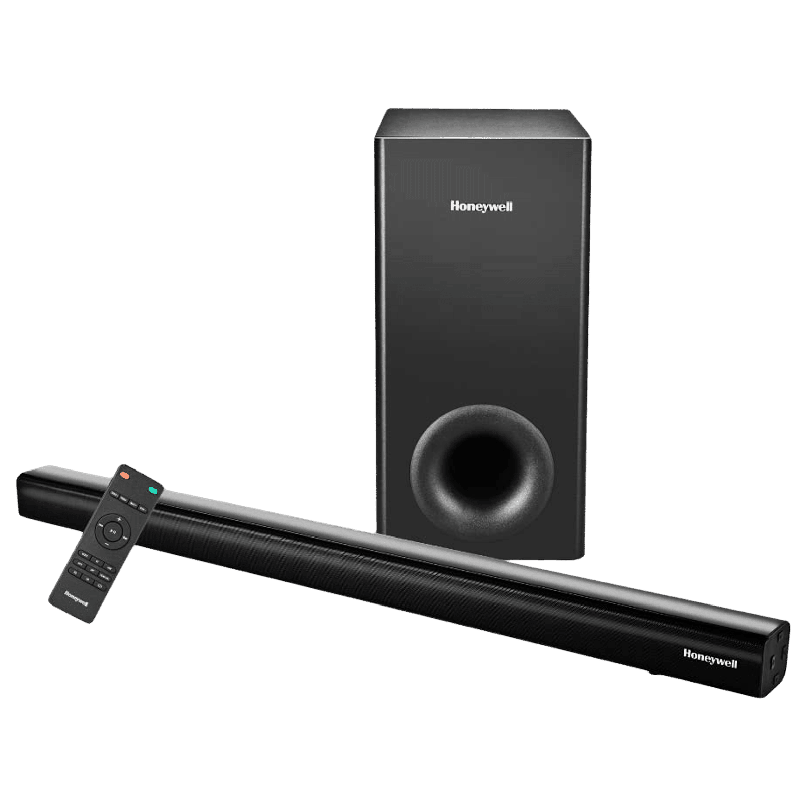 [For Tataneu HDFC Card on Neu App] Honeywell TRUENO U2000 120W Bluetooth Soundbar with Remote (3 EQ Mode, 2.1 Channel, Black)