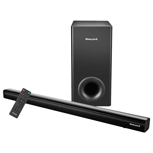 Honeywell TRUENO U2000 120W Bluetooth Soundbar with Remote (3 EQ Mode, 2.1 Channel, Black)_1