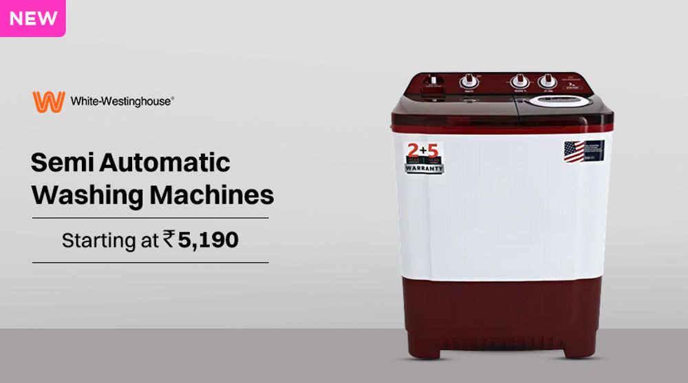 croma.com - Semi automatic washing machines