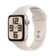 Apple Watch SE GPS with Starlight Sport Band - S/M (40mm Display, Starlight Aluminium Case)_1