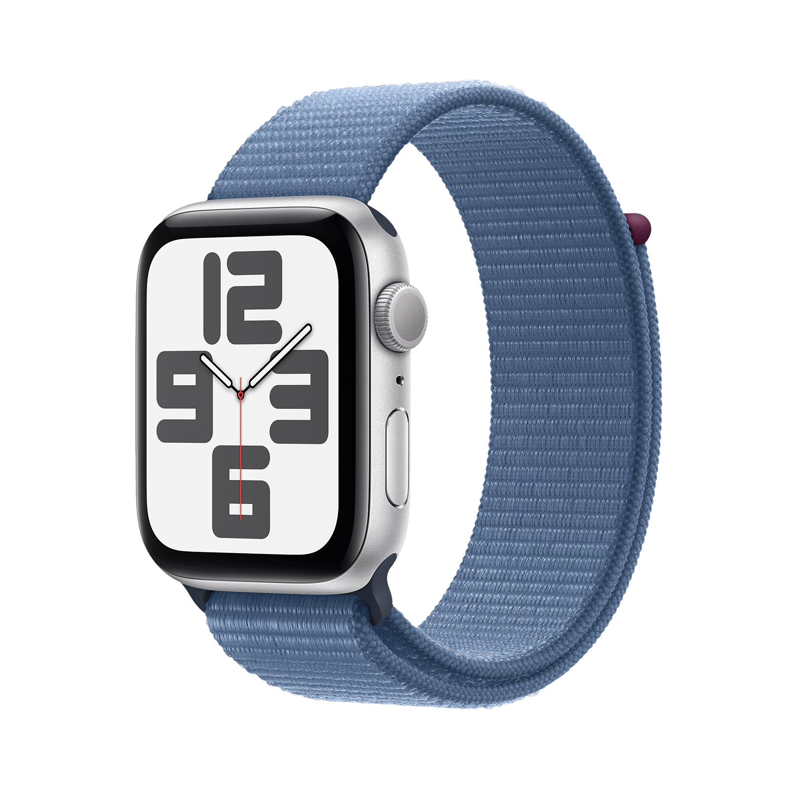 Apple Watch SE Smart Watch (GPS+GLONASS, 44mm) (Always-on Altimeter,  MKQ63HN/A, Space Grey, Fluoroelastomer Sport Band)