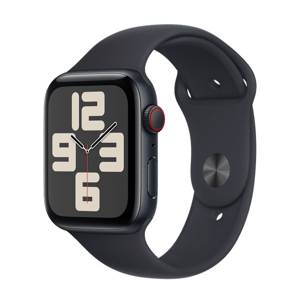 Apple Watch SE GPS+Cellular with Midnight Sport Band - S/M (44mm Display, Midnight Aluminium Case)_1