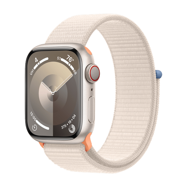Apple Watch Series 9 GPS+Cellular with Starlight Sport Loop - S/M (41mm Display, Starlight Aluminium Case)_1