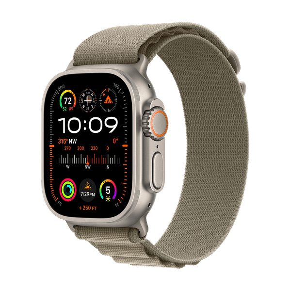 Apple Watch Ultra 2 GPS+Cellular with Olive Alpine Loop - M/L (49mm Display, Titanium Case)_1