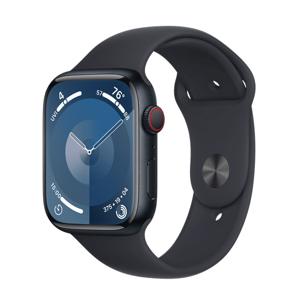 Apple Watch Series 9 GPS+Cellular with Midnight Sport Band - M/L (45mm Display, Midnight Aluminium Case)_1