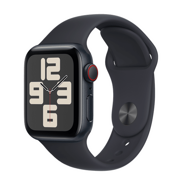 Apple Watch SE GPS+Cellular with Midnight Sport Band - M/L (40mm Display, Midnight Aluminium Case)_1