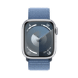 Apple Watch Series 9 GPS with Winter Blue Sport Loop - S/M (41mm Display, Silver Aluminium Case)_2