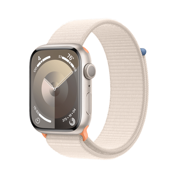 Apple Watch Series 9 GPS with Starlight Sport Loop - M/L (45mm Display, Starlight Aluminium Case)_1