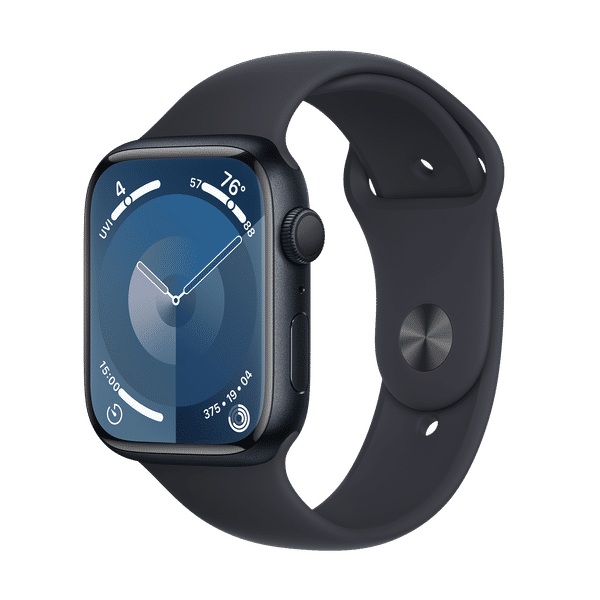 Apple Watch Series 9 GPS with Midnight Sport Band - S/M (45mm Display, Midnight Aluminium Case)_1