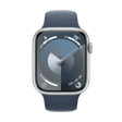 Apple Watch Series 9 GPS with Storm Blue Sport Band - M/L (45mm Display, Silver Aluminium Case)_2