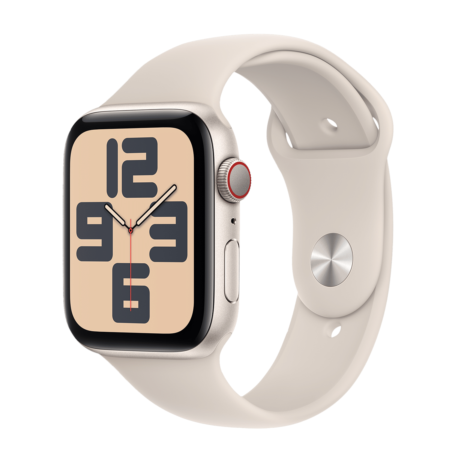 Buy Apple Watch Series 9 GPS+Cellular with Starlight Sport Band - M/L (45mm  Display, Starlight Aluminium Case) Online - Croma