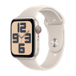 Apple Watch SE GPS+Cellular with Starlight Sport Band - S/M (44mm Display, Starlight Aluminium Case)_1